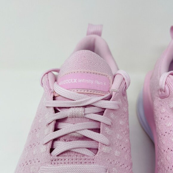 Nike Womens ReactX Infinity Run Low DR2670-600 Pink Running Shoes Sneakers SZ 9 - Picture 4 of 13
